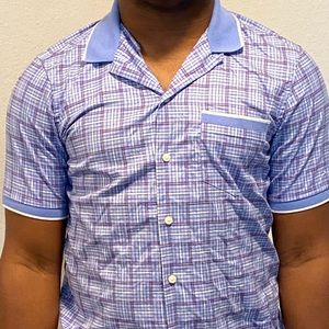 Murano Plaid Slim Fit Button Up